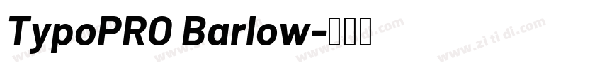 TypoPRO Barlow字体转换